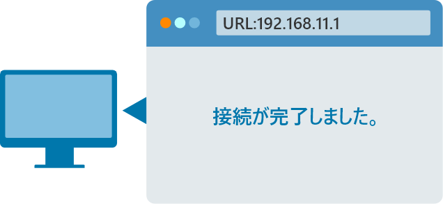 4．設定を保存し、正常に接続出来たら設定は完了です。